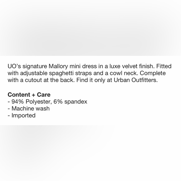 NWT UO Mallory Velvet Slip Dress - M & L - Picture 7 of 11
